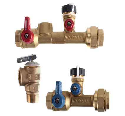 Rinnai Isolation Valve Kit For Serie Sensei Water Heater
